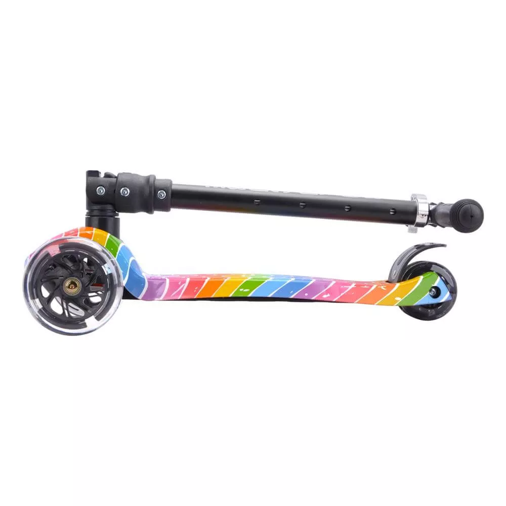 BOLDCUBE - Rainbow Waves - 3 Wheel Scooter